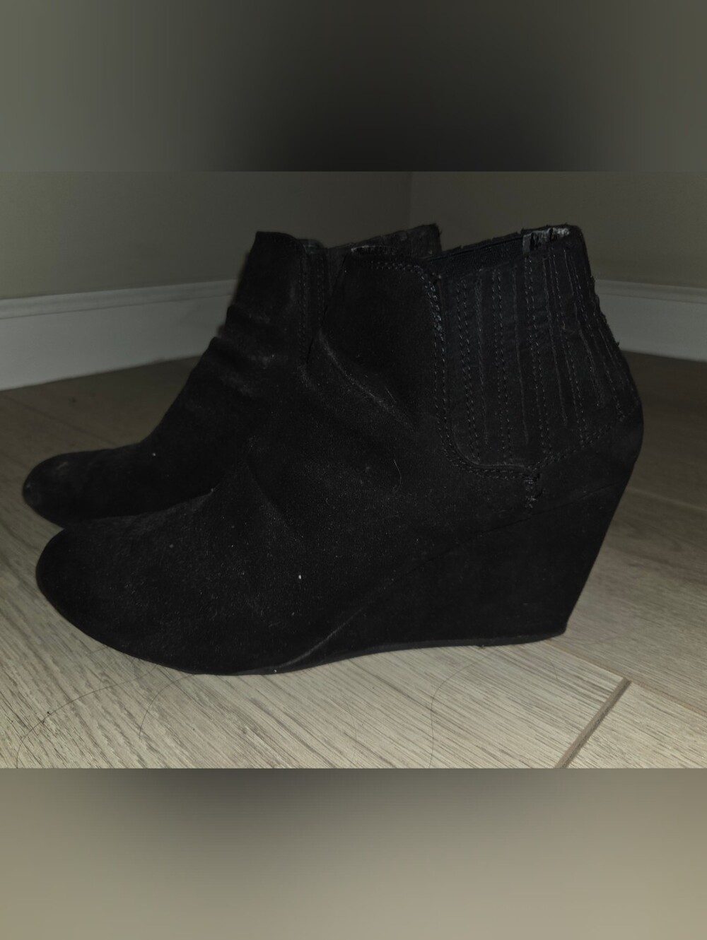 Wedge Ankle Booties
